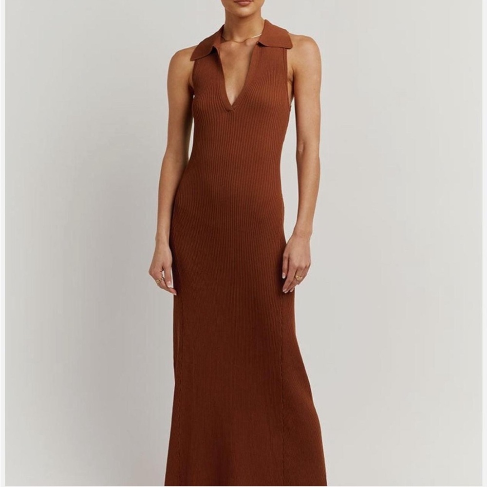 DISSH Hal Brown Sleeveless Dress - Picture 2 of 5